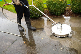 Sidewalk and Pathway Cleaning